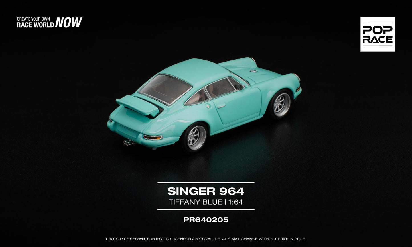 ELŐRENDELÉS - #PR640205 - Porsche Singer 964, Tiffany Blue