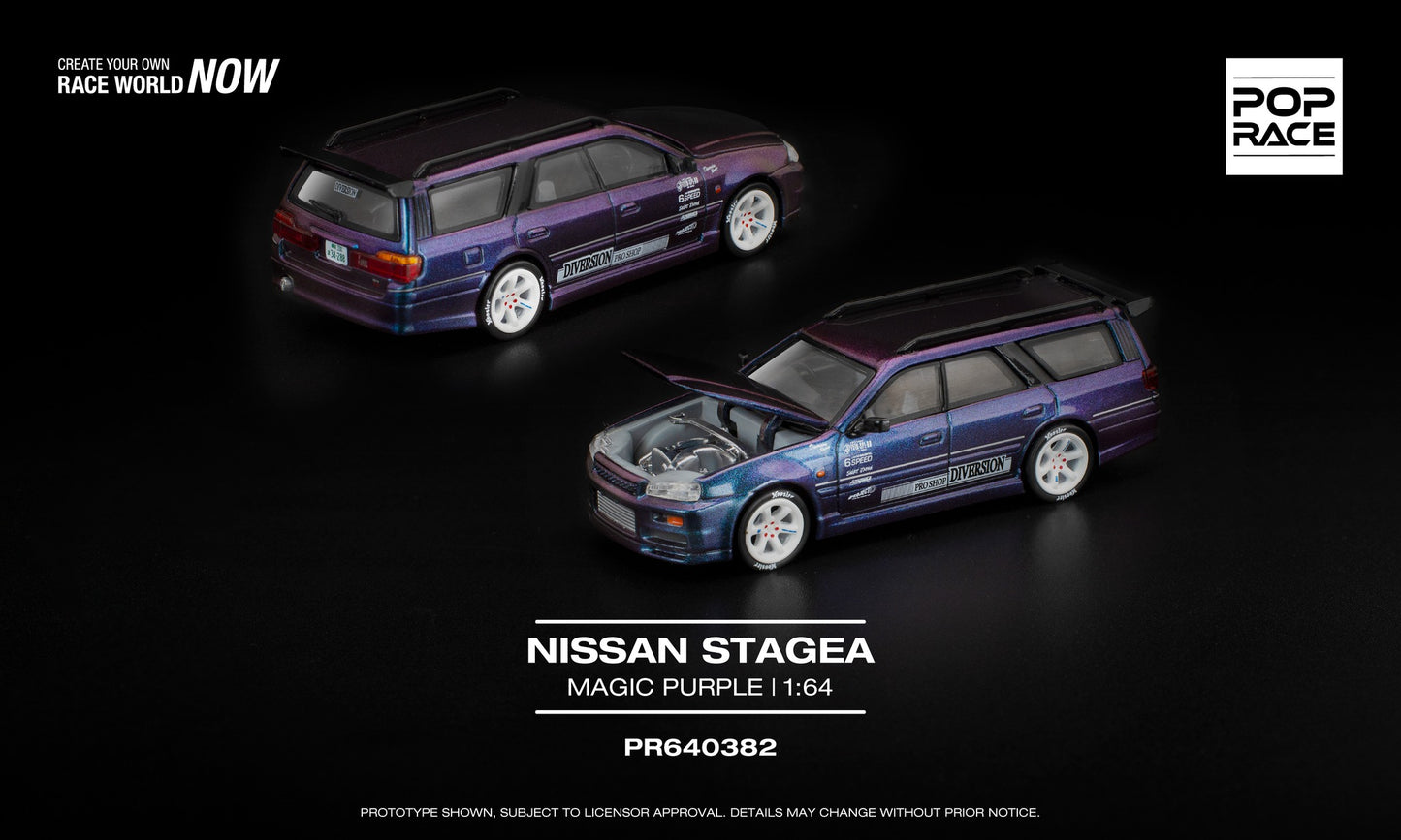ELŐRENDELÉS - #PR640382 - Nissan Stagea, Magic Purple