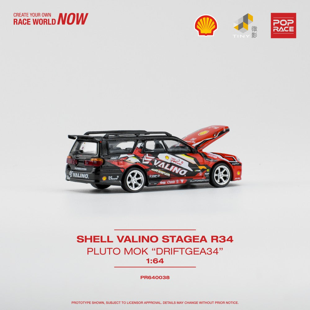 Nissan Stagea R34 "Valino Special" Pluto Driftgea34 fekete/piros