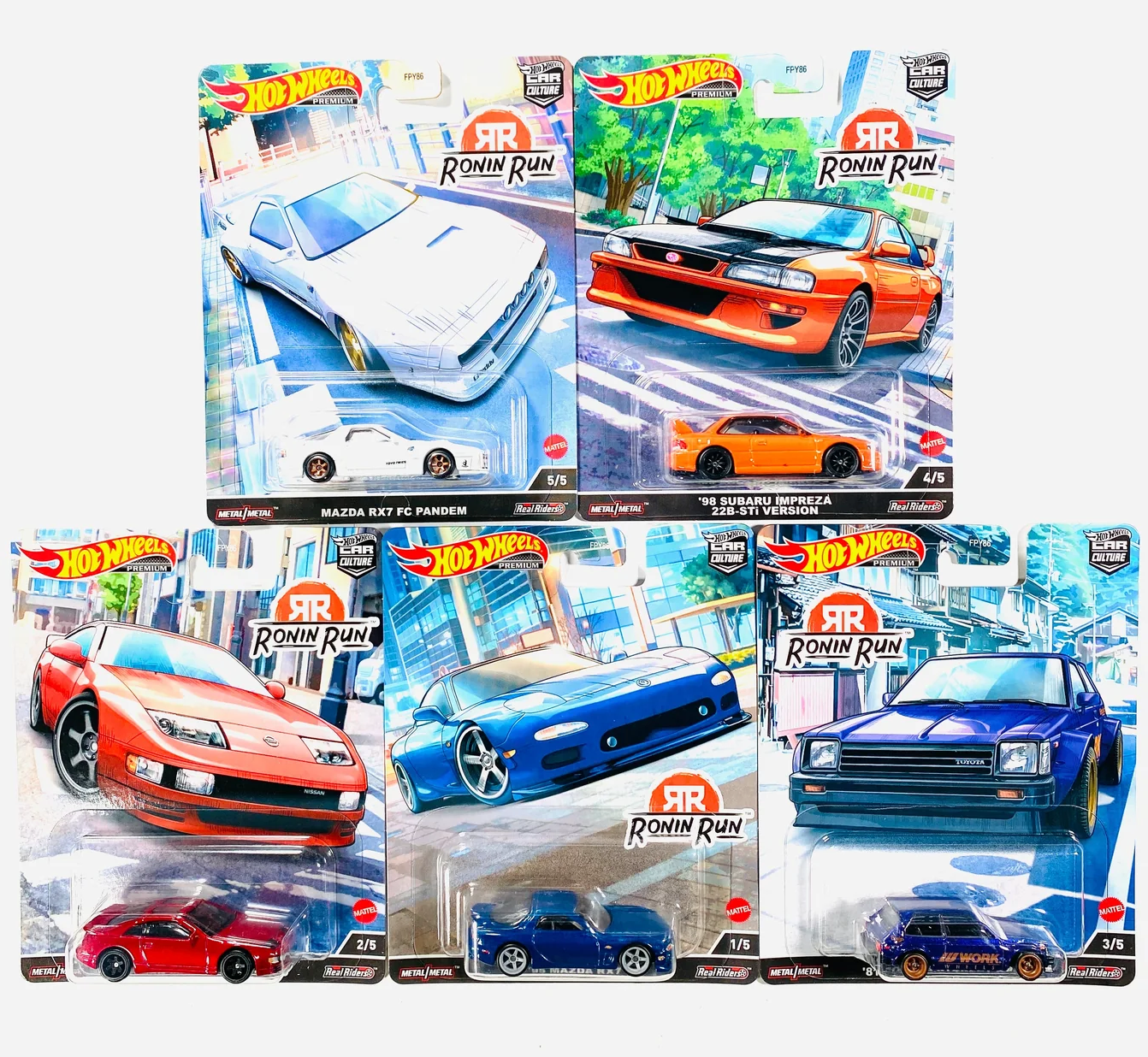 hot wheels boulevard car culture 2022 ronin run set