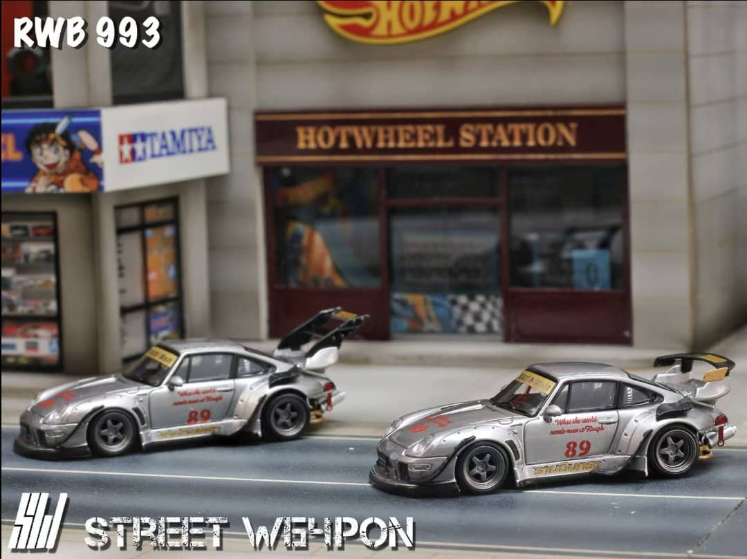 Street Warrior - 993 RWB GT Wing (alacsony légterelő), Ezüst