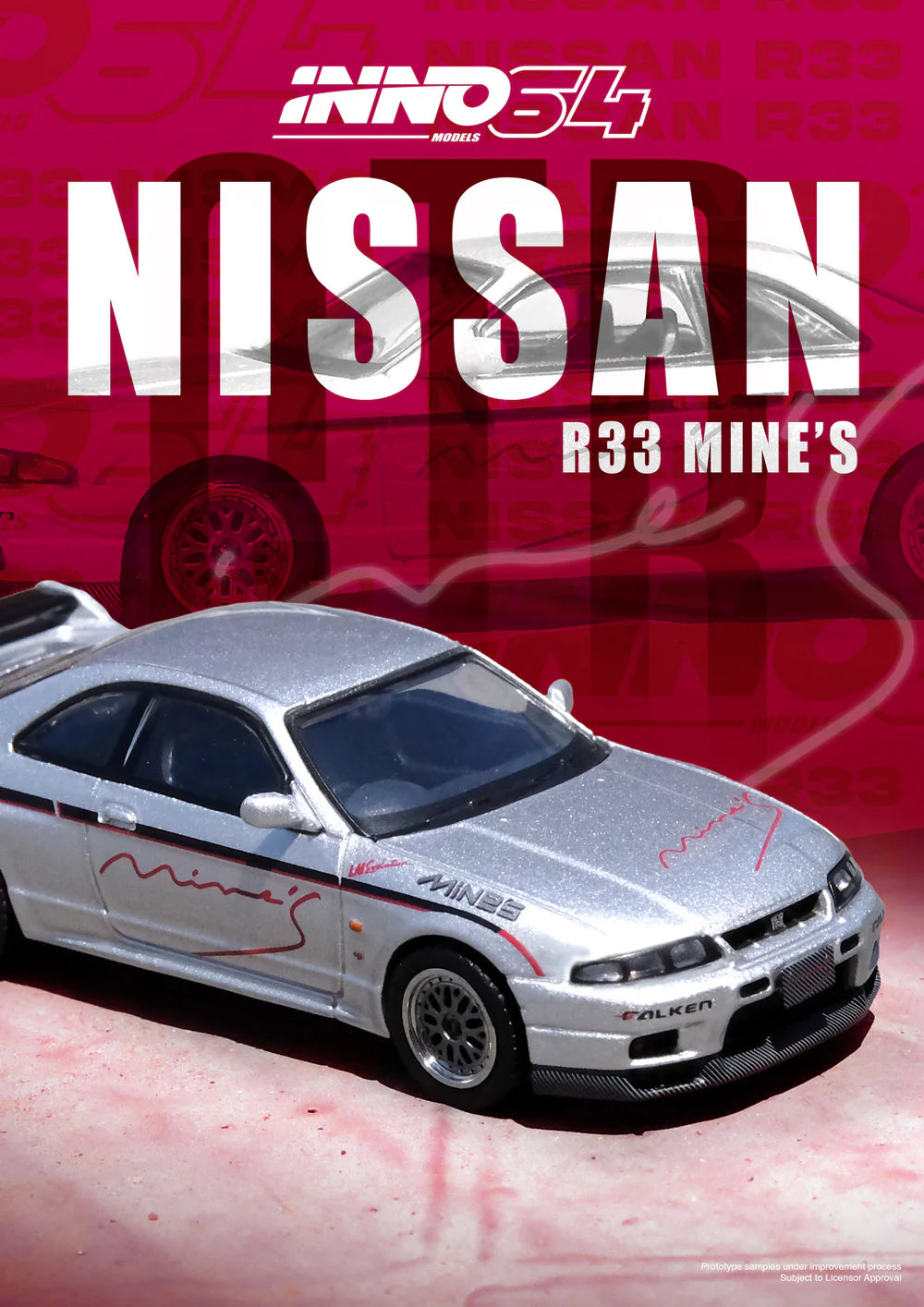 Nissan GT-R (R33) *Tuned by Mine`s*, Szürke
