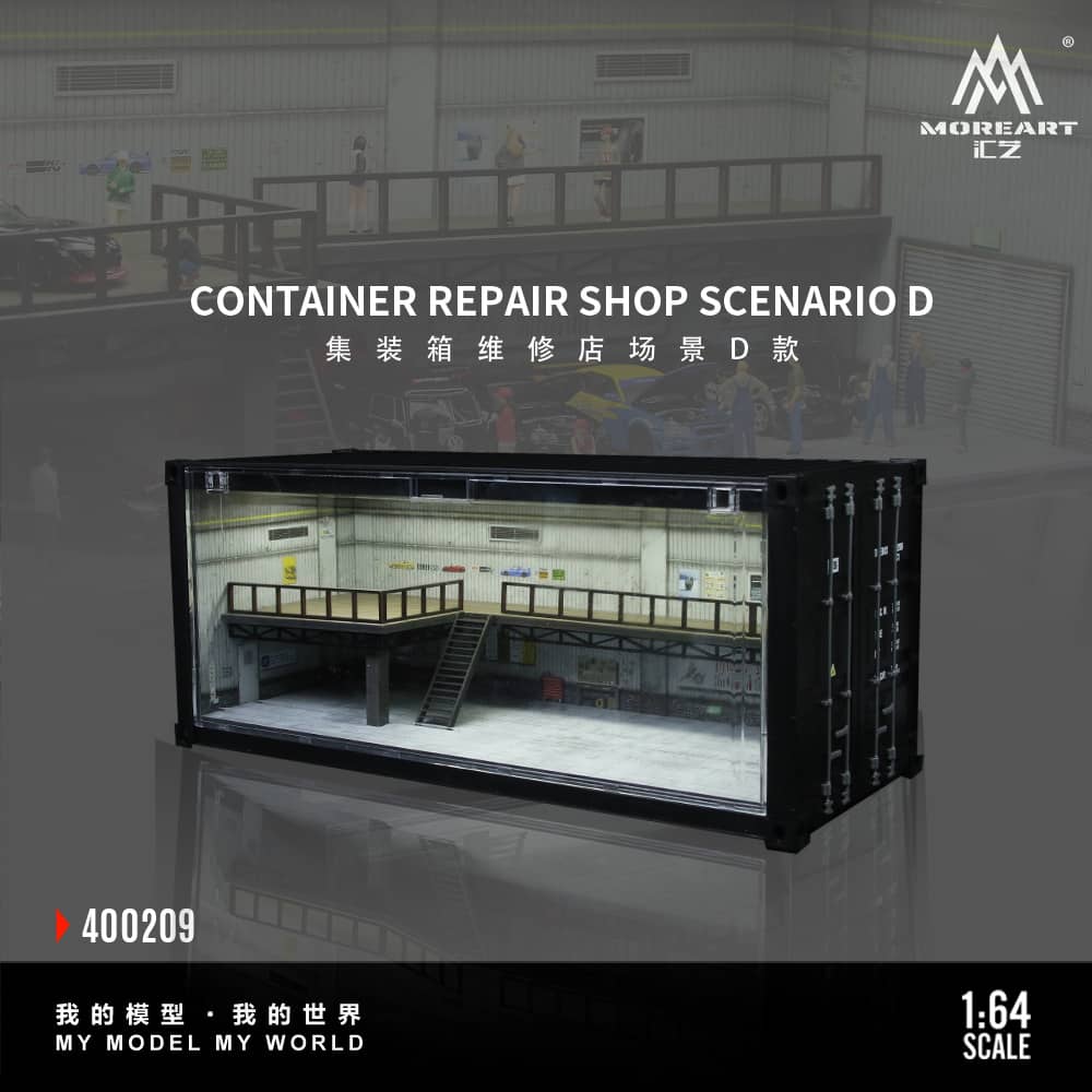 #MO400209 - Assembly Diorama ABS Container with LED Light Maintenance Theme Livery D