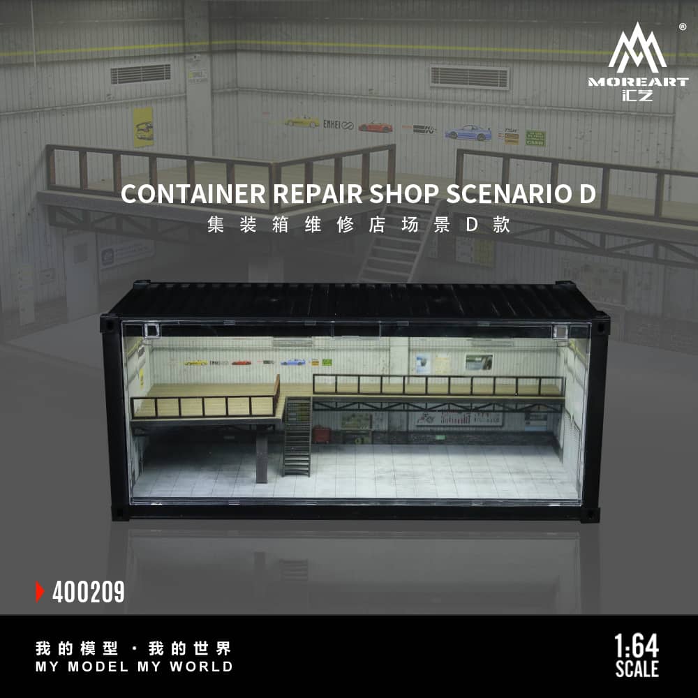 #MO400209 - Assembly Diorama ABS Container with LED Light Maintenance Theme Livery D