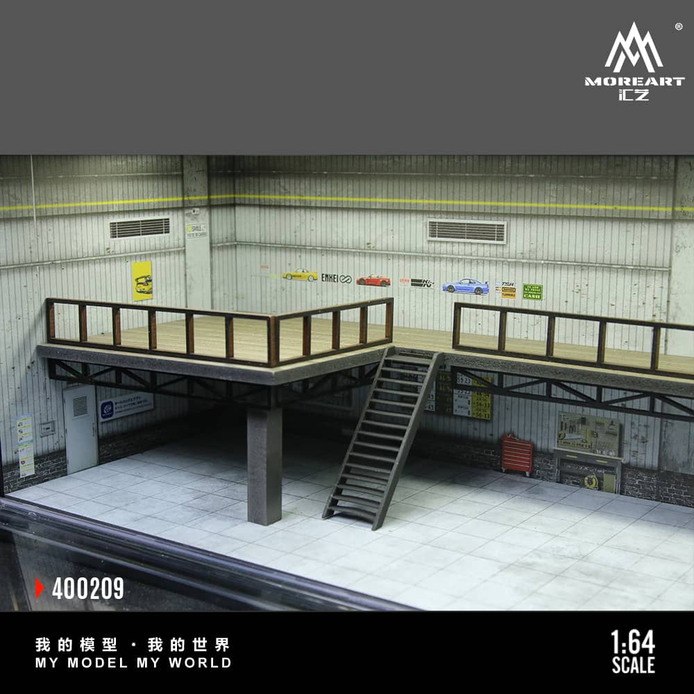#MO400209 - Assembly Diorama ABS Container with LED Light Maintenance Theme Livery D