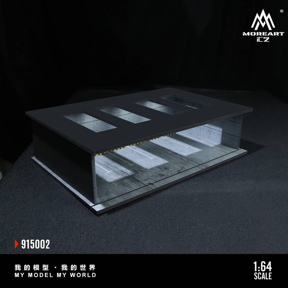 #MO915002 - Assembly Diorama ABS Underground 02 Parking Lot Theme with LED Light