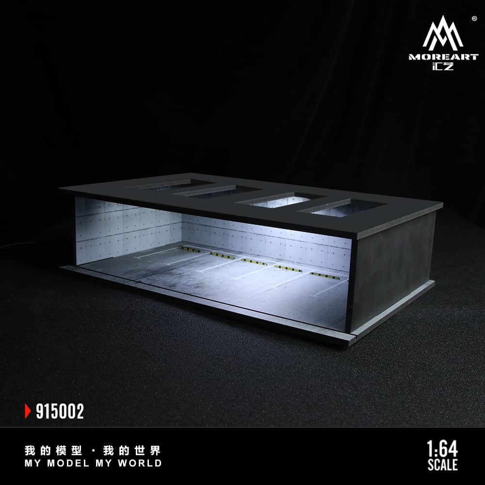 #MO915002 - Assembly Diorama ABS Underground 02 Parking Lot Theme with LED Light