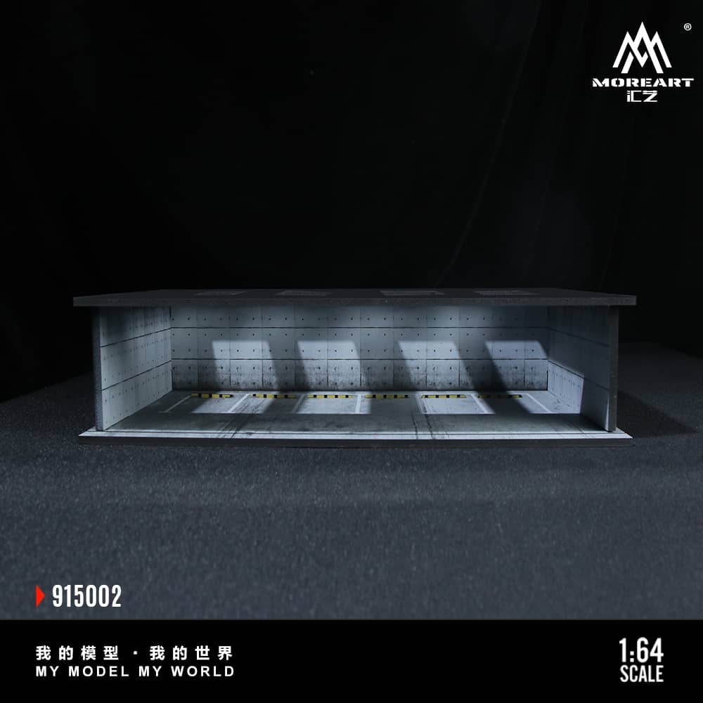 #MO915002 - Assembly Diorama ABS Underground 02 Parking Lot Theme with LED Light