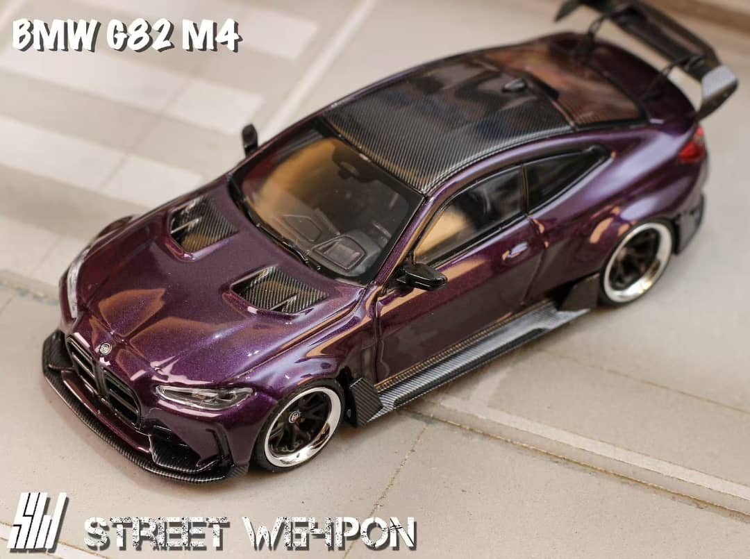 ELŐRENDELÉS - Street Warrior - M4 G82, Adro Body Kit Wild Body - Midnight Purple