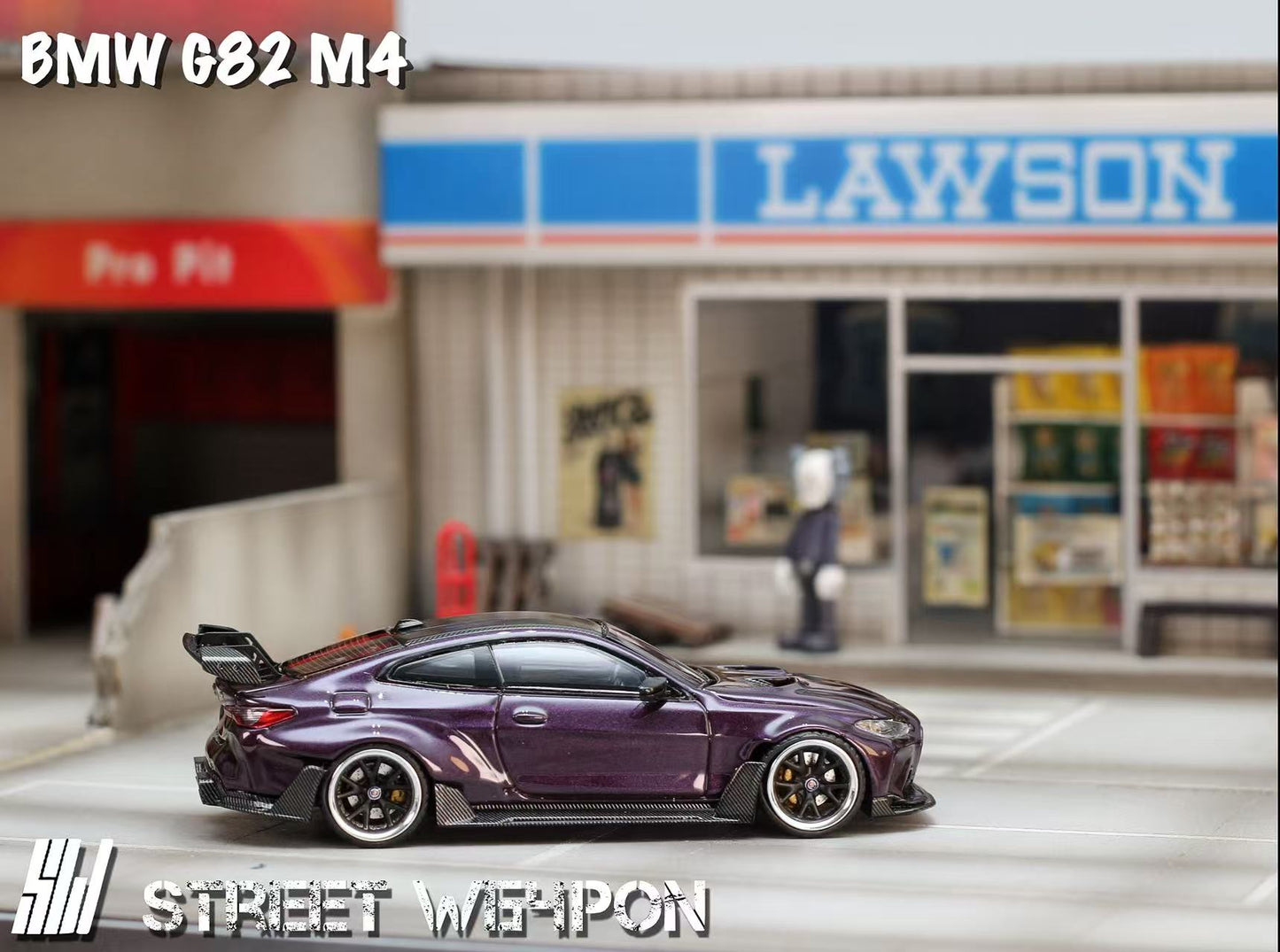 ELŐRENDELÉS - Street Warrior - M4 G82, Adro Body Kit Wild Body - Midnight Purple