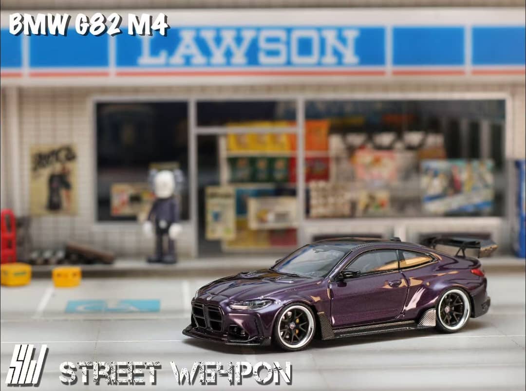 ELŐRENDELÉS - Street Warrior - M4 G82, Adro Body Kit Wild Body - Midnight Purple