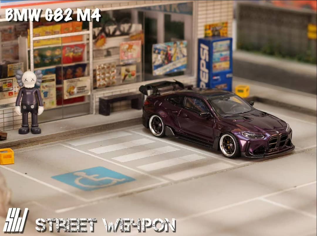 ELŐRENDELÉS - Street Warrior - M4 G82, Adro Body Kit Wild Body - Midnight Purple