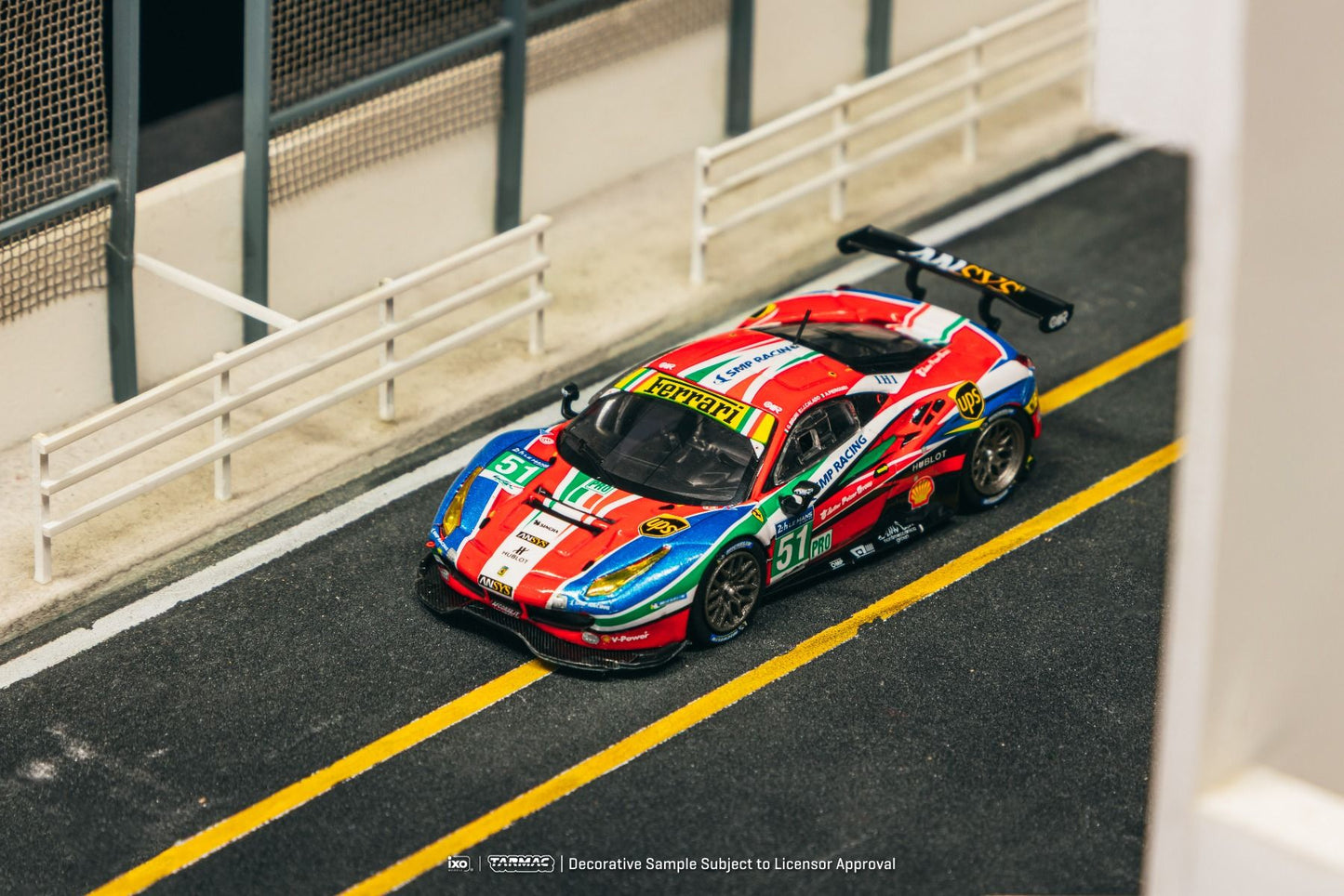 ELŐRENDELÉS - #TC-T64-071-16WEC51 - Ferrari 488 GTE 24h of Le Mans 2016 - G.Bruni / J.Calado / A. Pier Guidi, Multicolor