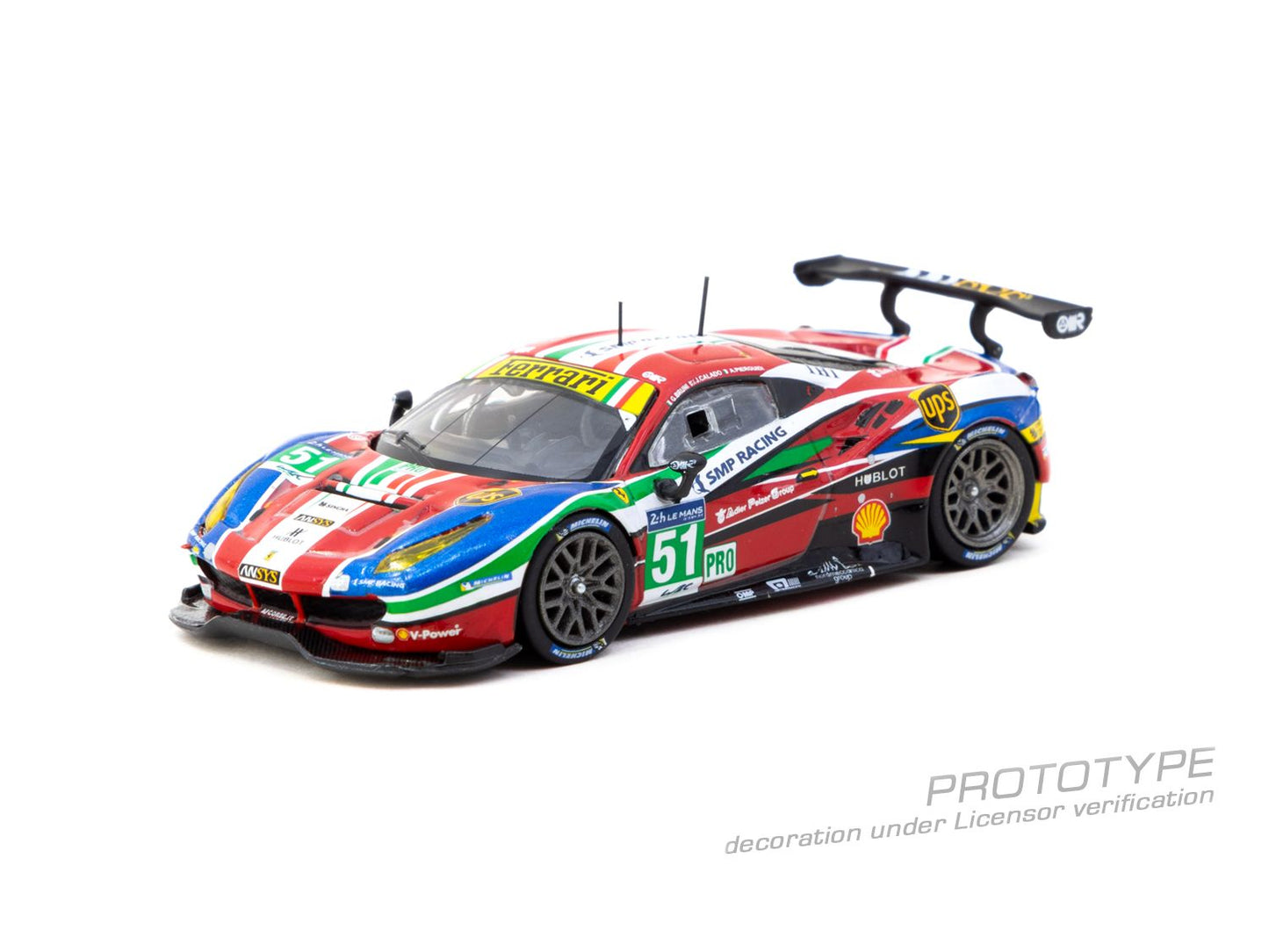 ELŐRENDELÉS - #TC-T64-071-16WEC51 - Ferrari 488 GTE 24h of Le Mans 2016 - G.Bruni / J.Calado / A. Pier Guidi, Multicolor