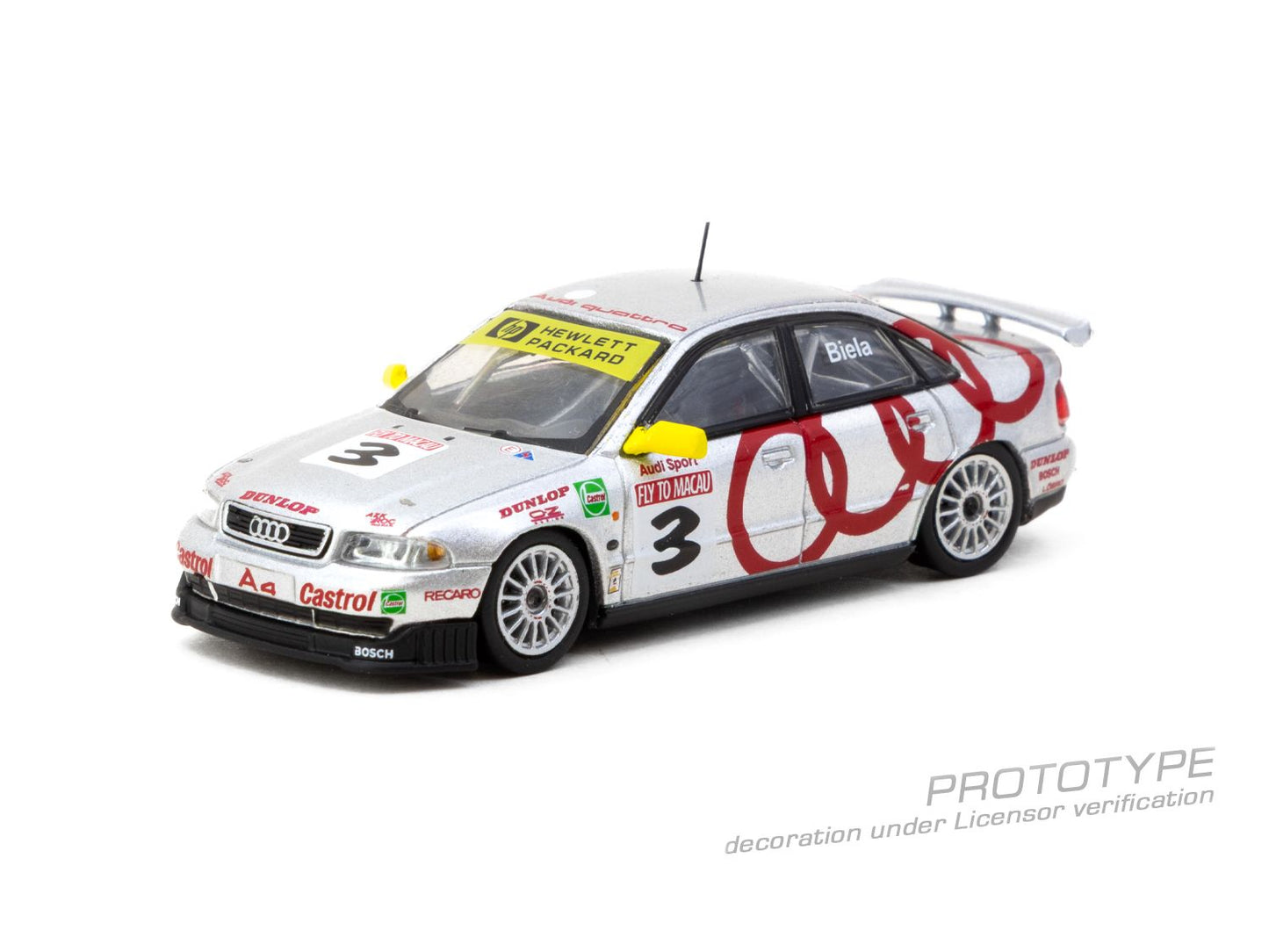 ELŐRENDELÉS - #TC-T64-077-96MGP03 - 1996 Audi A4 Quattro - #3 Frank Biela - Macau Guia Race Winner, Silver