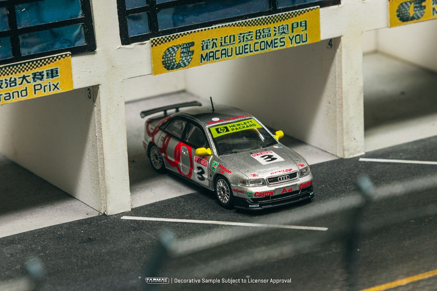 ELŐRENDELÉS - #TC-T64-077-96MGP03 - 1996 Audi A4 Quattro - #3 Frank Biela - Macau Guia Race Winner, Silver