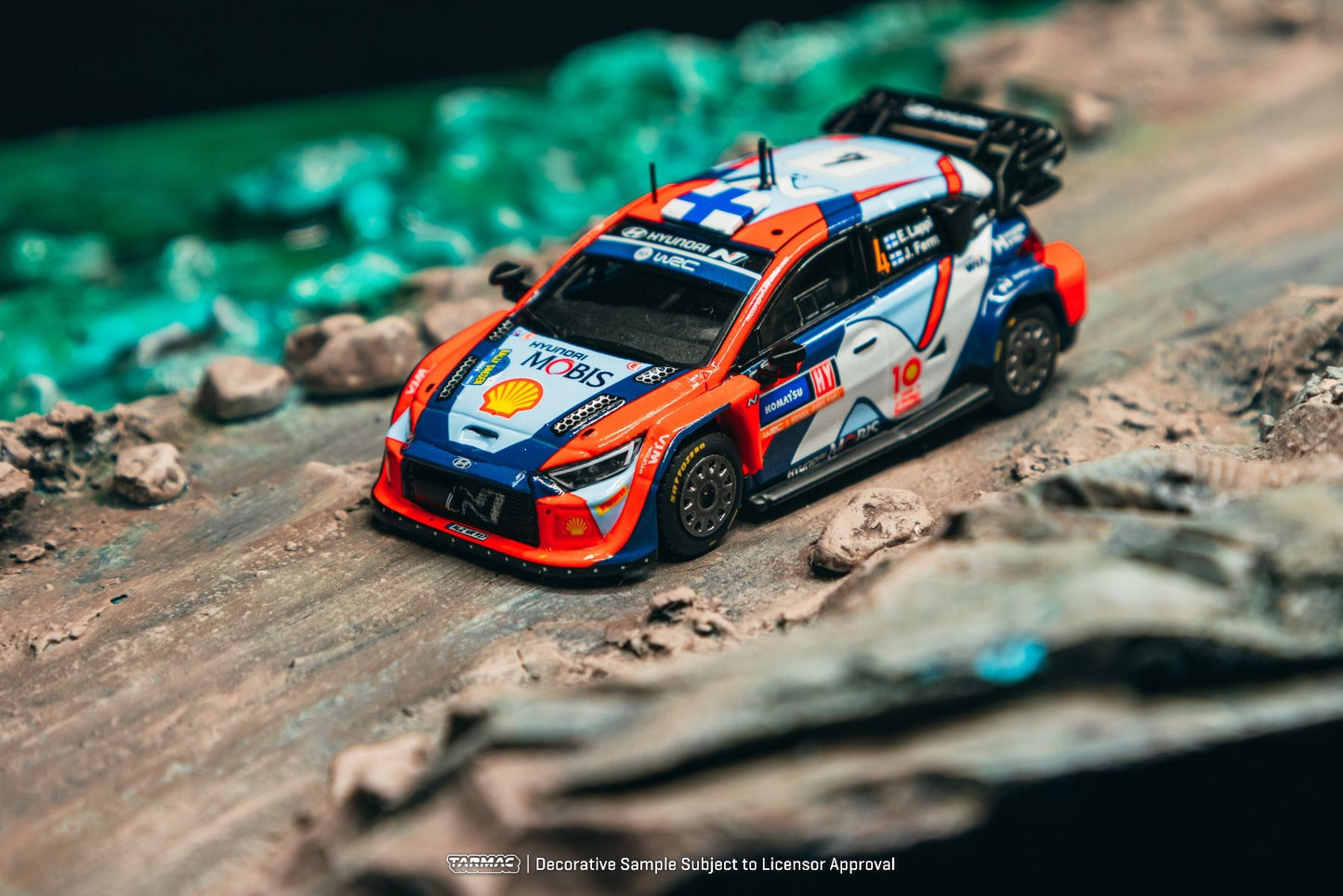 ELŐRENDELÉS - #TC-T64-089-24RS04 - Hyundai I20 N Rally Hybrid - #4 Esapekka Lappi / Janne Ferm - Rally Sweden Winner, Multicolor