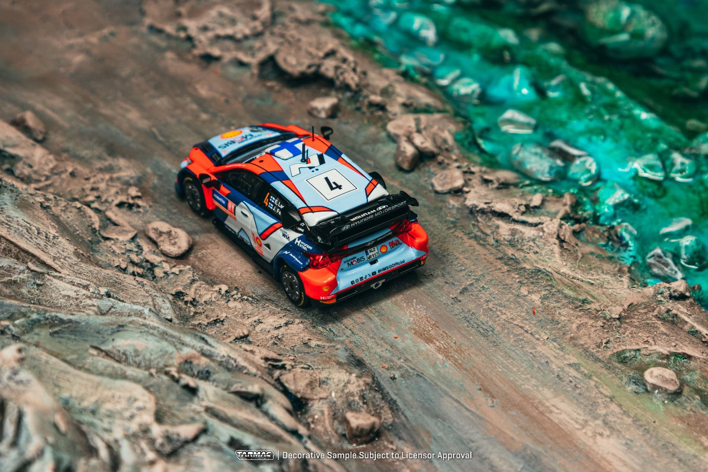 ELŐRENDELÉS - #TC-T64-089-24RS04 - Hyundai I20 N Rally Hybrid - #4 Esapekka Lappi / Janne Ferm - Rally Sweden Winner, Multicolor