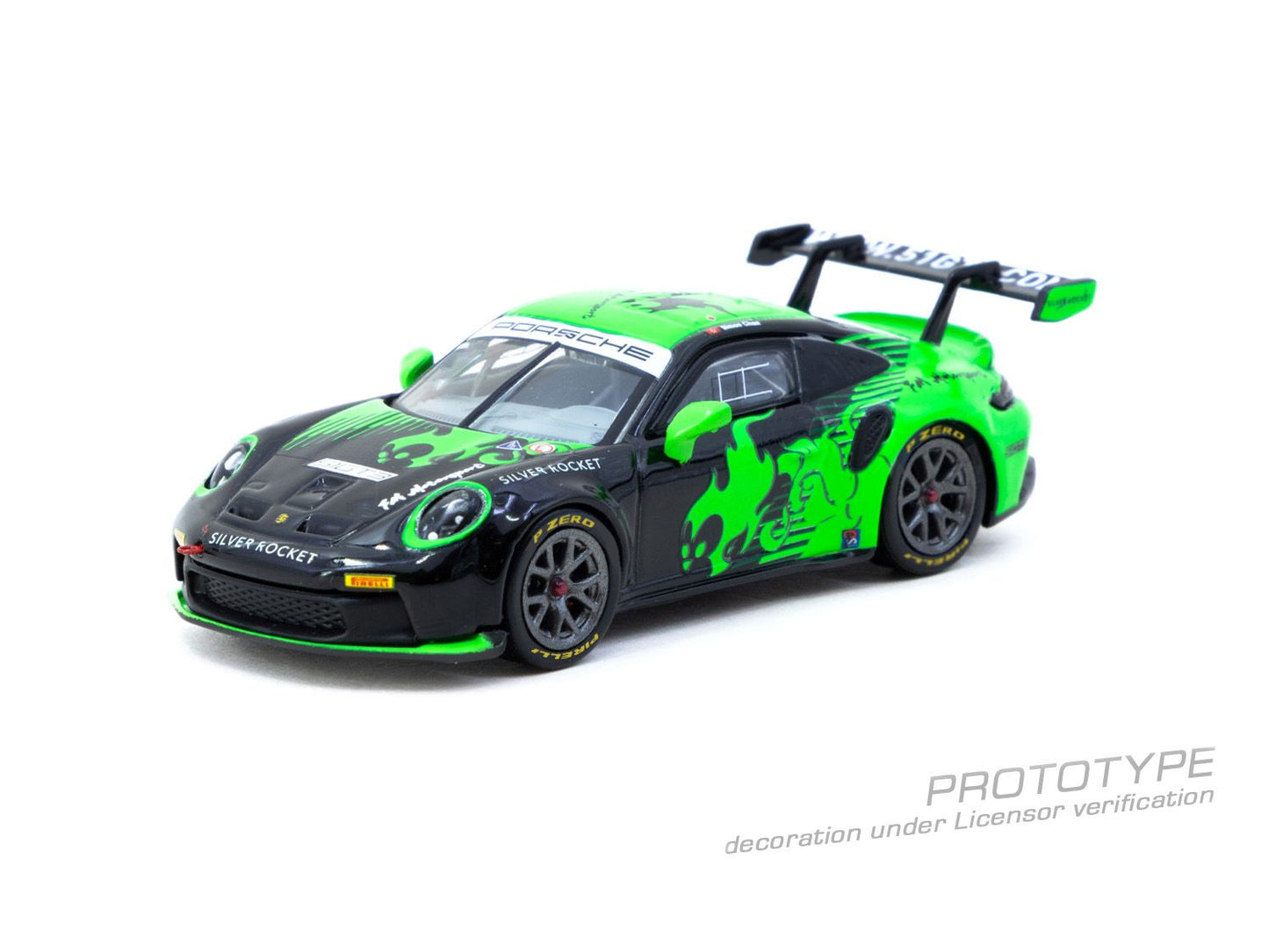 ELŐRENDELÉS - #TC-T64-093FMM - Porsche 911 GT3 CUP (992) - Fire Monkey Motorsport, Black Green
