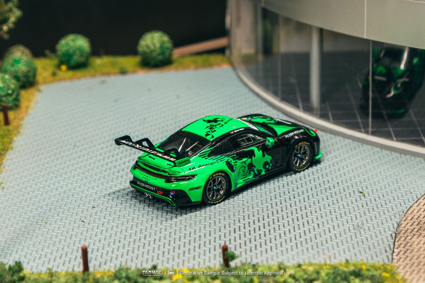 ELŐRENDELÉS - #TC-T64-093FMM - Porsche 911 GT3 CUP (992) - Fire Monkey Motorsport, Black Green