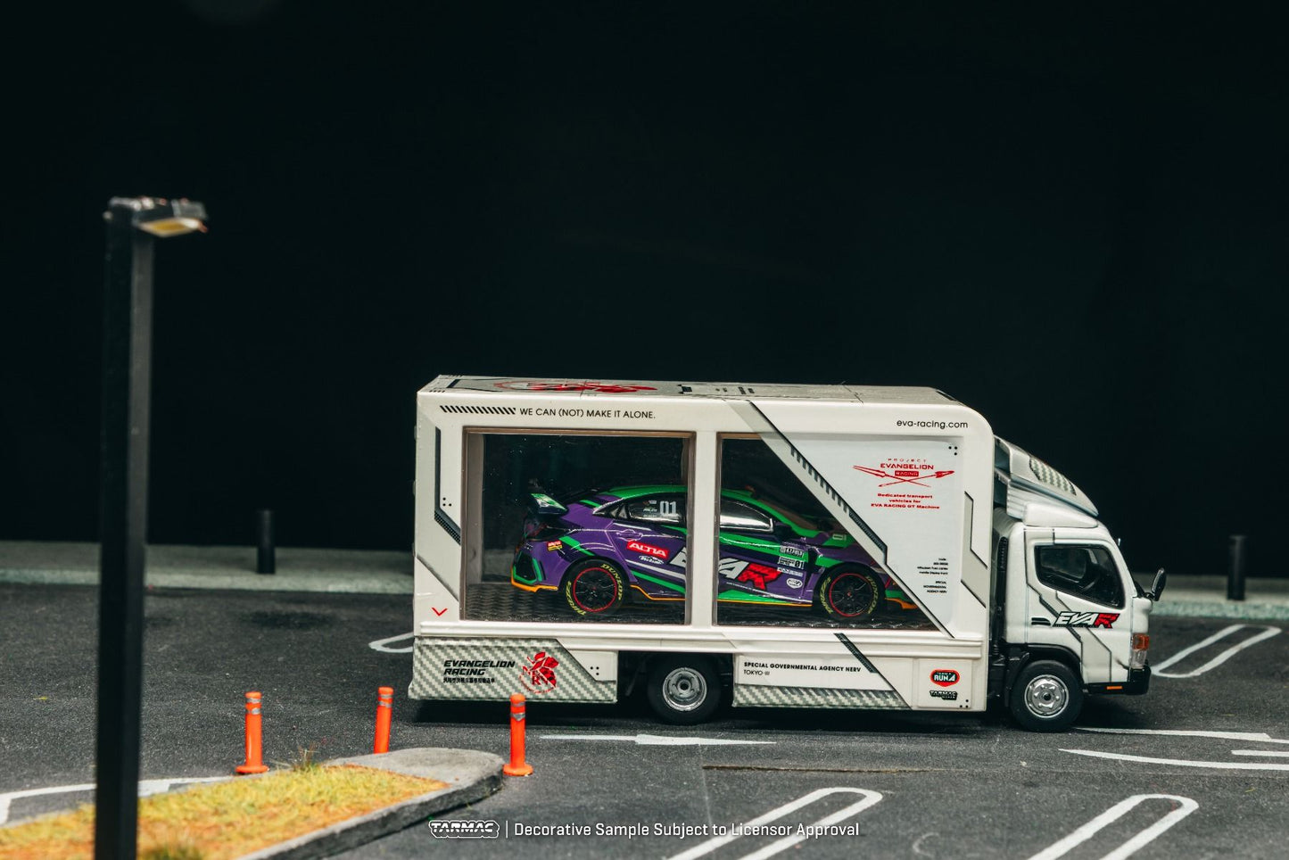 ELŐRENDELÉS -#TC-T64T-TL002-EVA - Mitsubishi Fuso Canter - EVA Racing, White