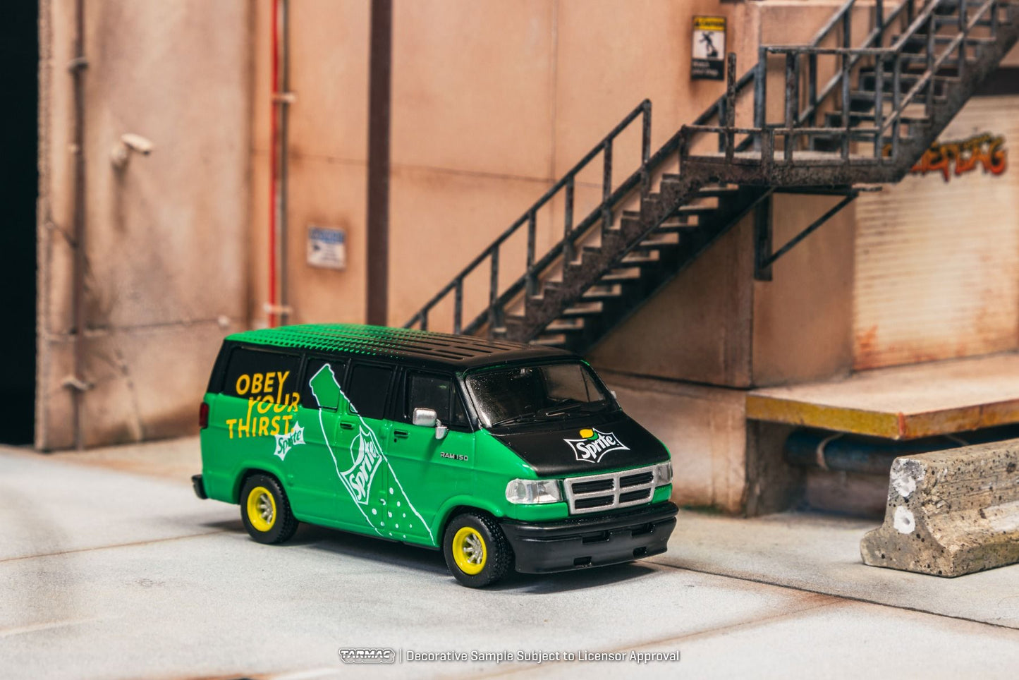 Dodge Van *Sprite Delivery Van*, Black/Green