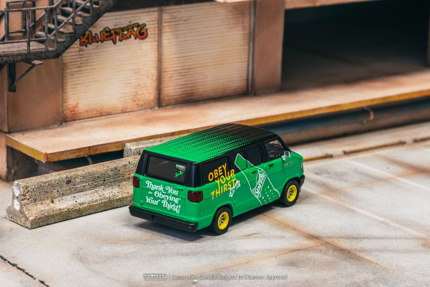 Dodge Van *Sprite Delivery Van*, Black/Green