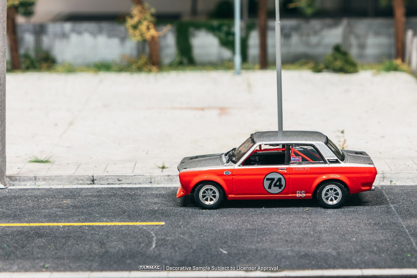 Datsun 510 #74 Daniel Wu, Trans-Am B-Sedan 2.5 Challenge 2023, Red/White