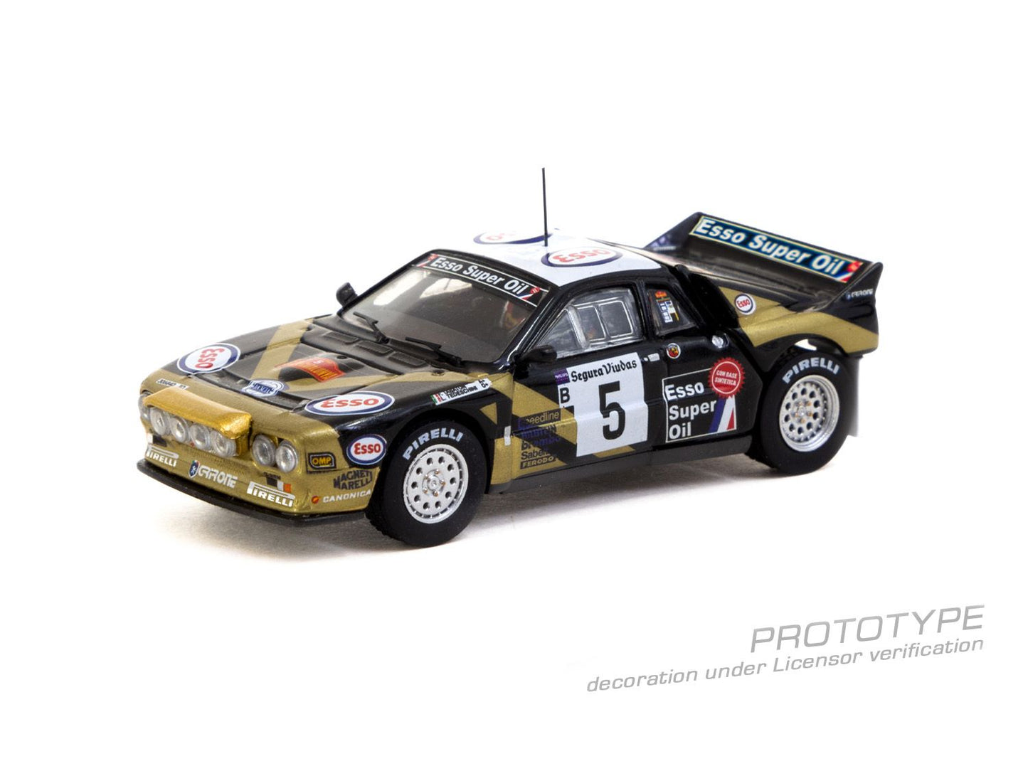 Lancia 037 Rally #5 F.Tabaton/L. Tedeschini Rally Catalunya 1985, Black/Gold