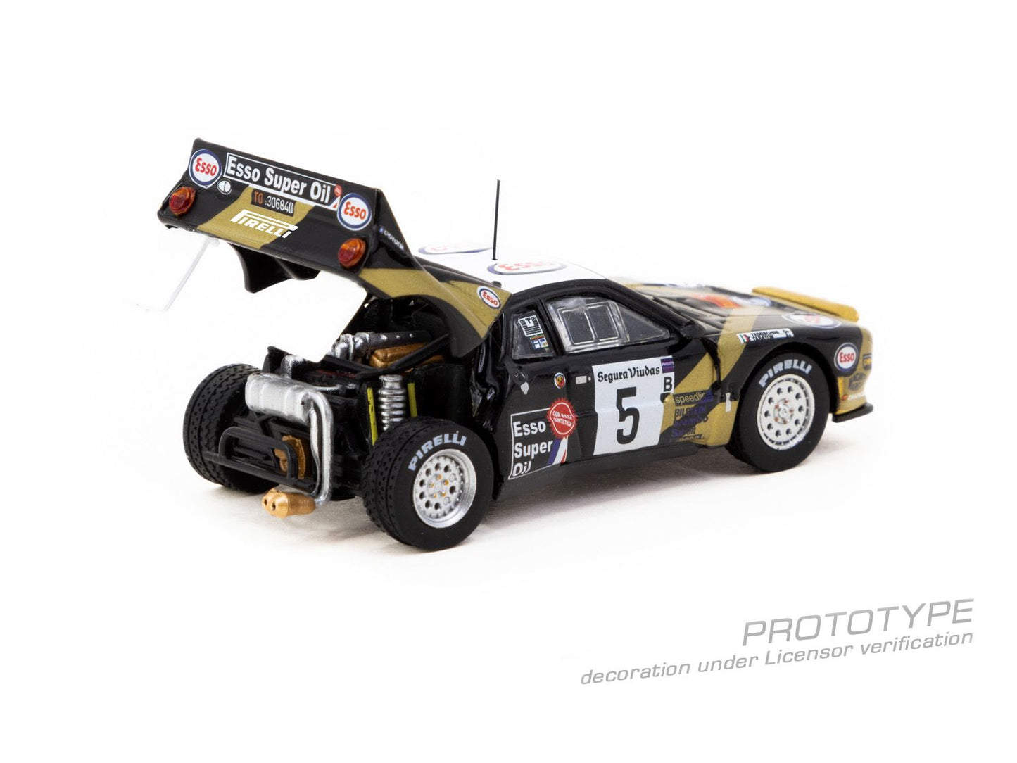 Lancia 037 Rally #5 F.Tabaton/L. Tedeschini Rally Catalunya 1985, Black/Gold