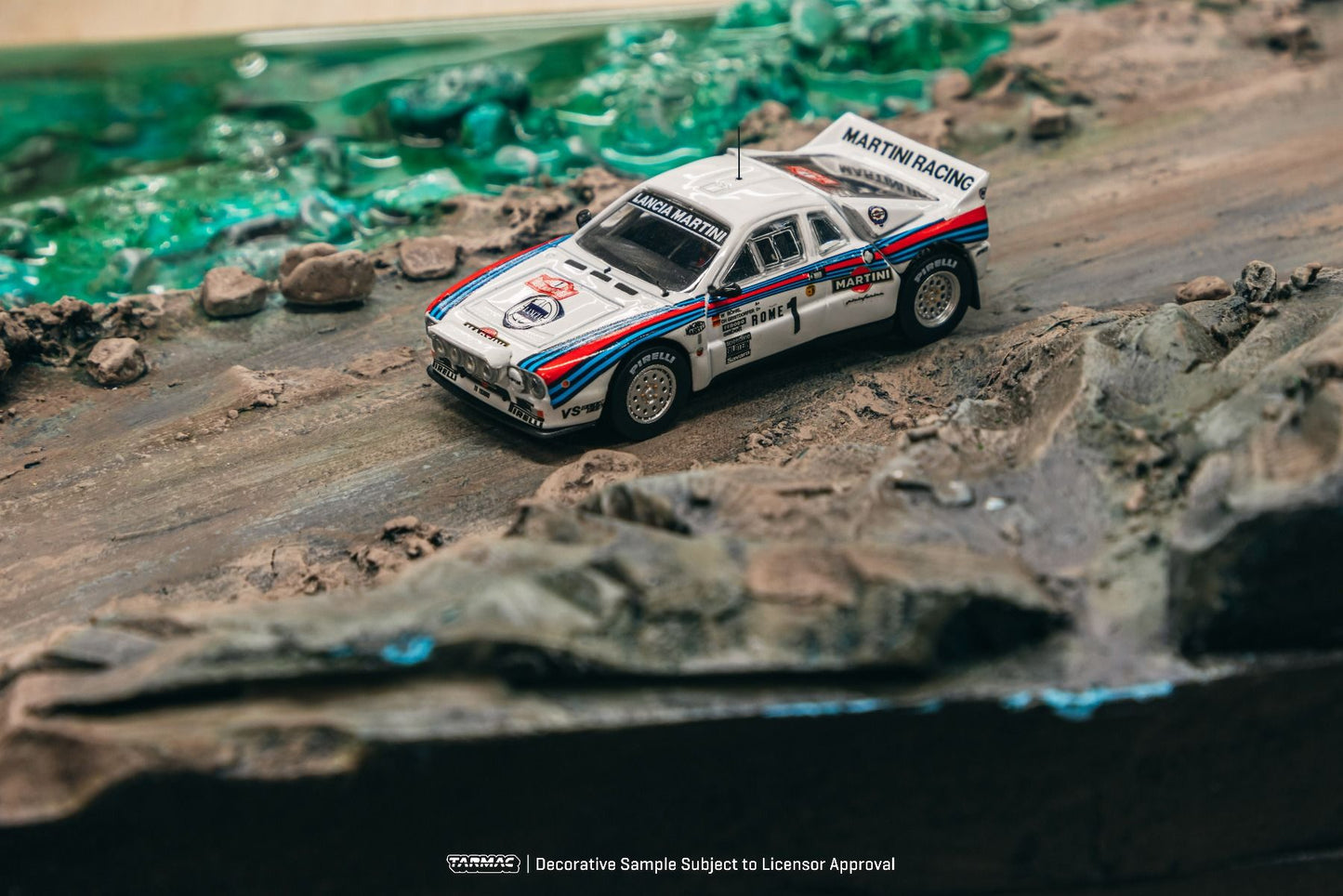 Lancia 037 Rally #1 W.Rohrl/C.Geistdorfer Winner Rally Monte Carlo 1983 + cards, White/Red/Blue
