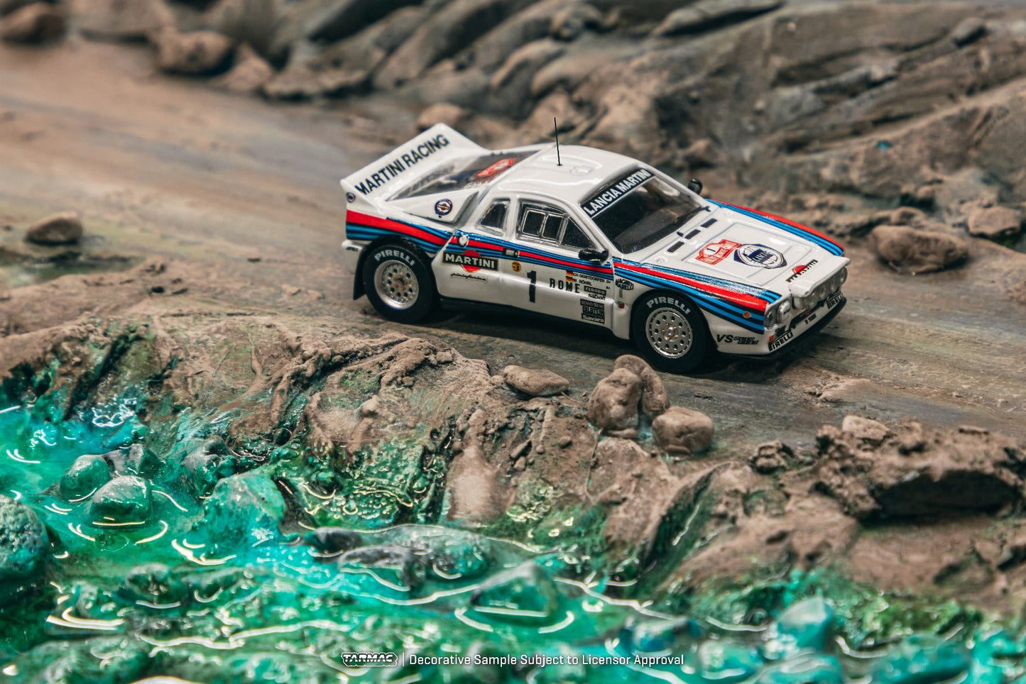 Lancia 037 Rally #1 W.Rohrl/C.Geistdorfer Winner Rally Monte Carlo 1983 + cards, White/Red/Blue
