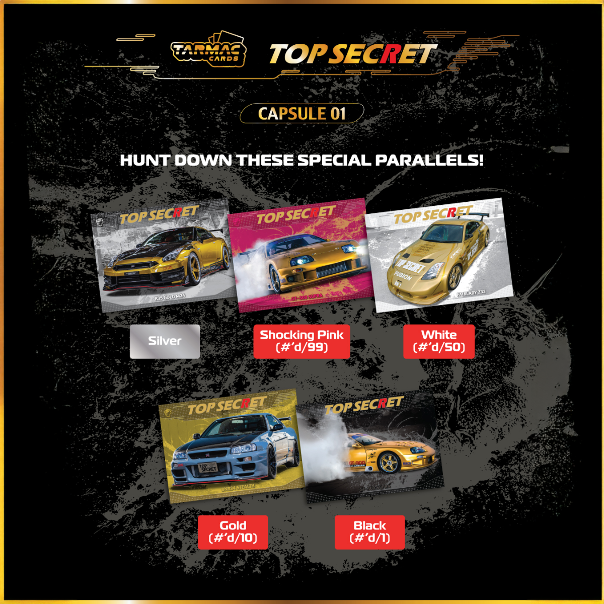 ELŐREMDELÉS - #TC-TC-TSE-01 - Tarmac Cards - Top Secret Capsule, 01