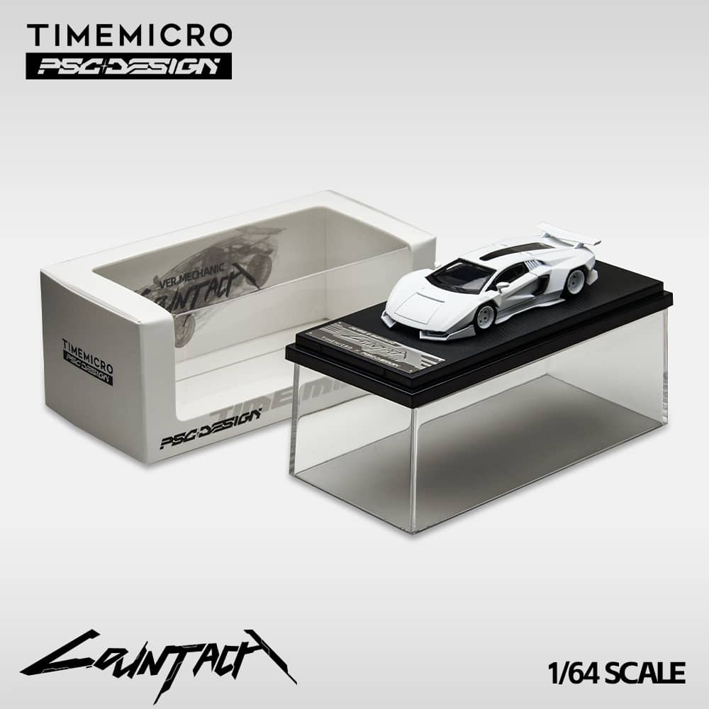 TimeMirco x PSC Design - PSC Design Concept Countach LPI800-4 "V" Ver. Mechanic Grey-White Color