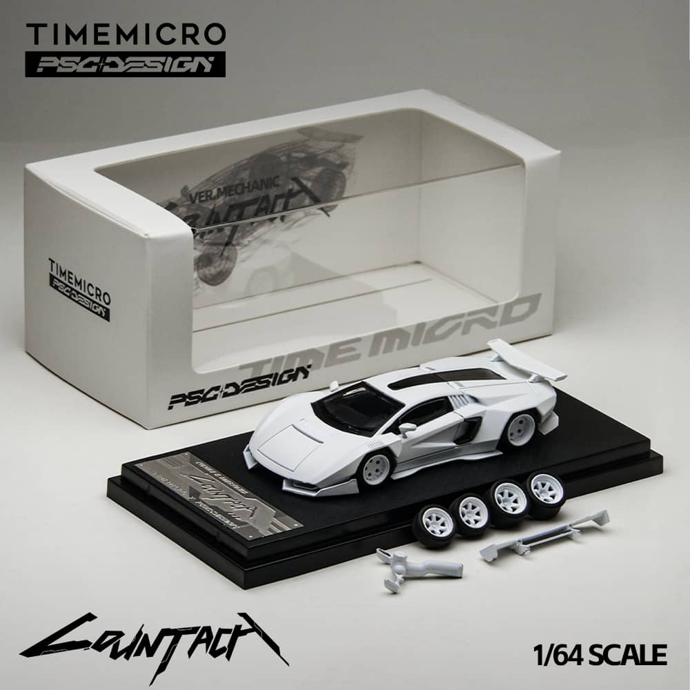 TimeMirco x PSC Design - PSC Design Concept Countach LPI800-4 "V" Ver. Mechanic Grey-White Color