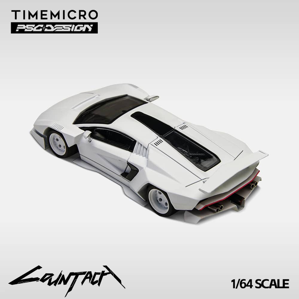 TimeMirco x PSC Design - PSC Design Concept Countach LPI800-4 "V" Ver. Mechanic Grey-White Color