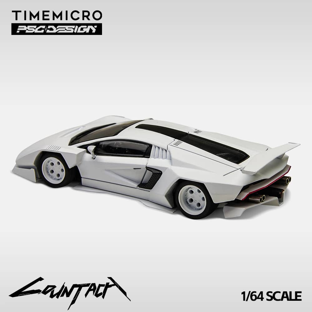 TimeMirco x PSC Design - PSC Design Concept Countach LPI800-4 "V" Ver. Mechanic Grey-White Color