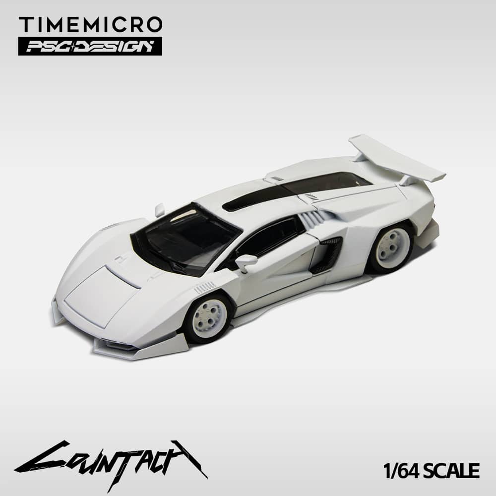 TimeMirco x PSC Design - PSC Design Concept Countach LPI800-4 "V" Ver. Mechanic Grey-White Color