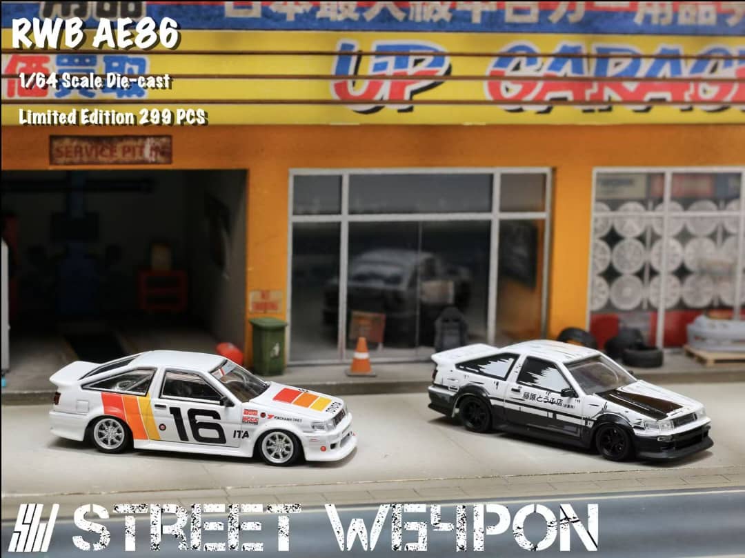 Street Warrior - RWB Levin AE86 Livery: White TRD 16#