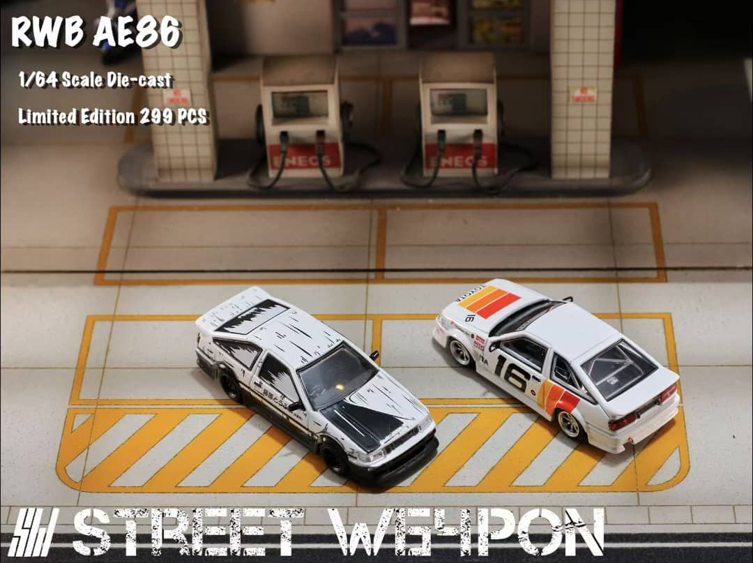 Street Warrior - RWB Levin AE86 Livery: Manga Fujiwara