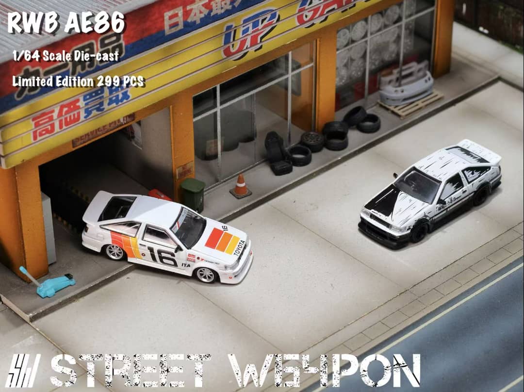 Street Warrior - RWB Levin AE86 Livery: Manga Fujiwara