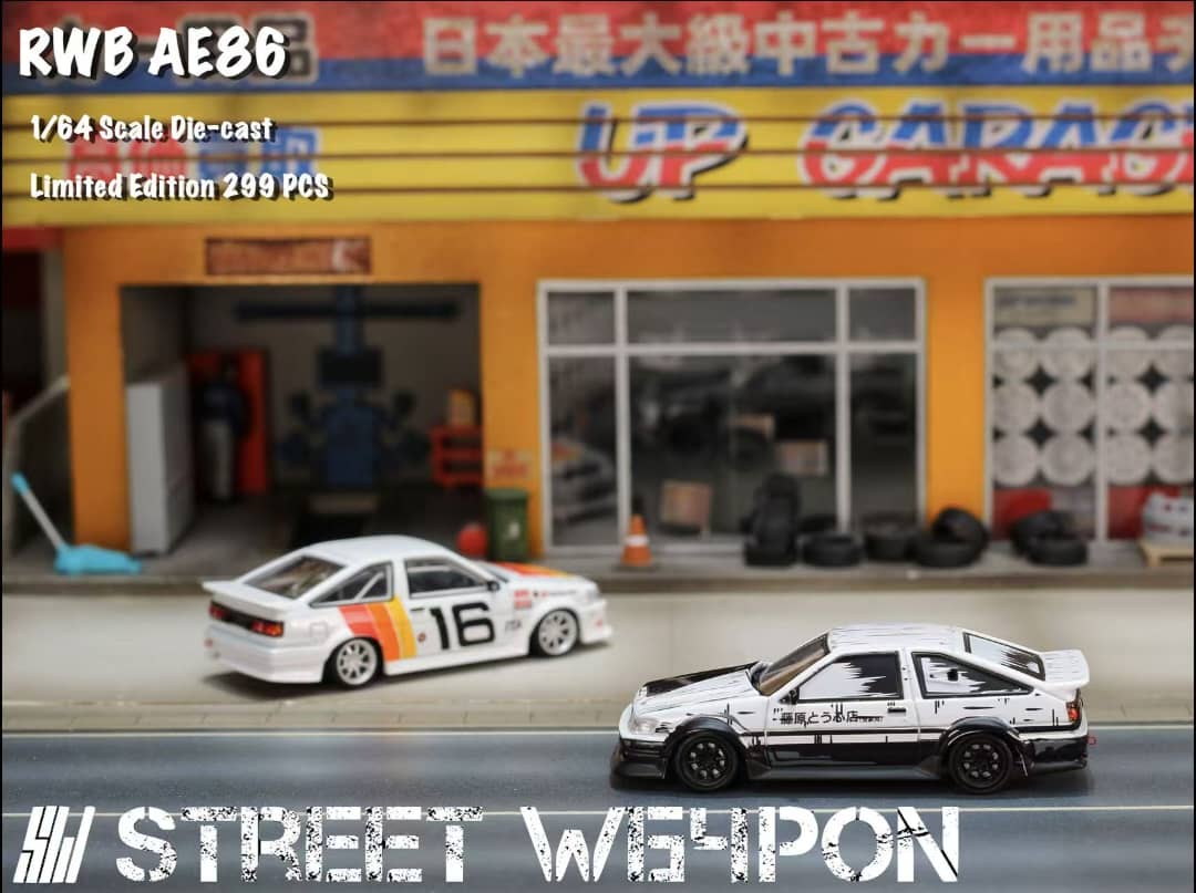 Street Warrior - RWB Levin AE86 Livery: Manga Fujiwara