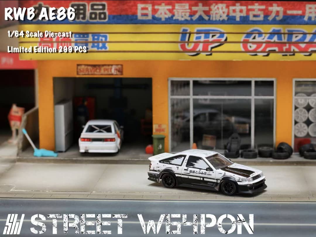 Street Warrior - RWB Levin AE86 Livery: Manga Fujiwara