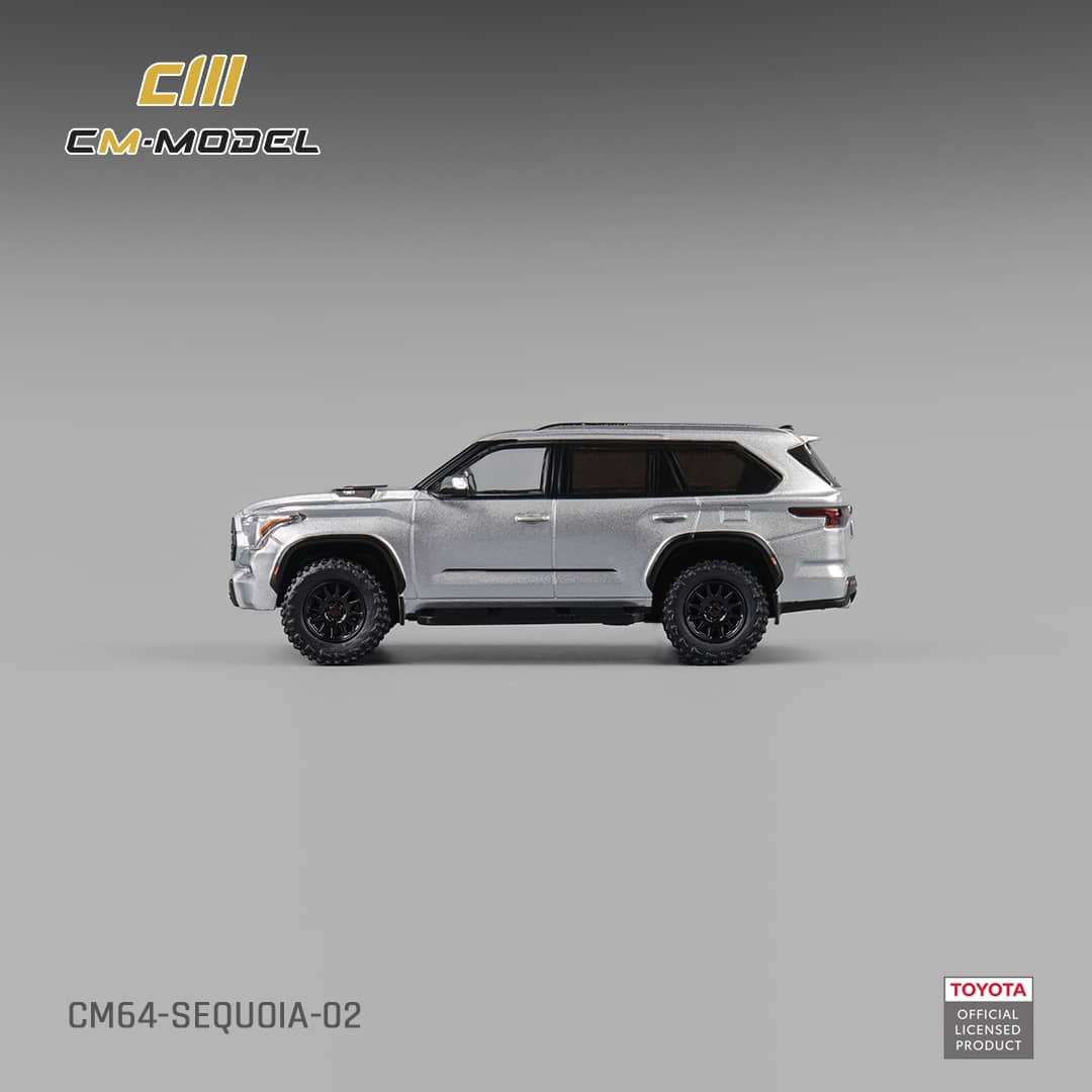 #CM64-SEQUOIA-02 Toyota Sequoia XK80 TRD Pro Ezüst