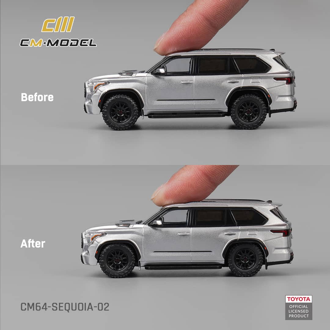 #CM64-SEQUOIA-02 Toyota Sequoia XK80 TRD Pro Ezüst