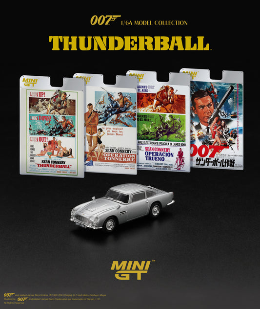 #901-007S - Aston Martin DB5 Thunderball SPANISH Blister Packaging 1965