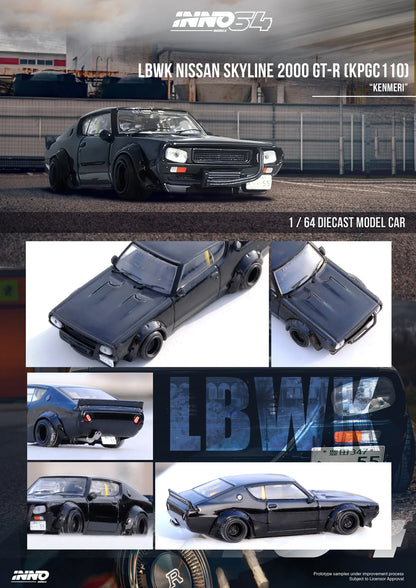 Nissan Skyline 2000 GT-R (KPGC110) *Kenmeri*, Black