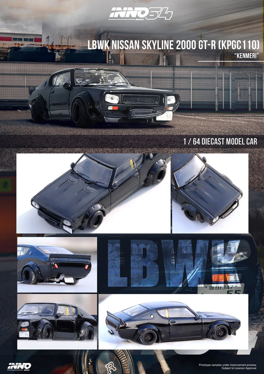 Nissan Skyline 2000 GT-R (KPGC110) *Kenmeri*, Black