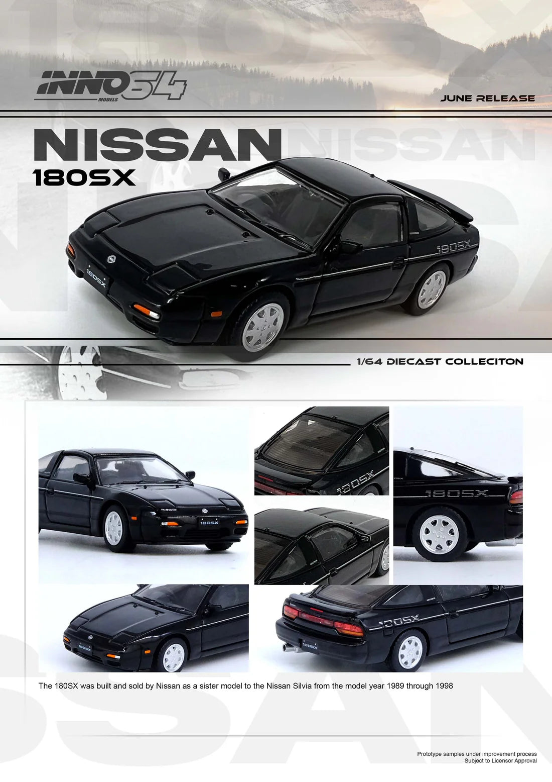 Nissan 180SX Fekete
