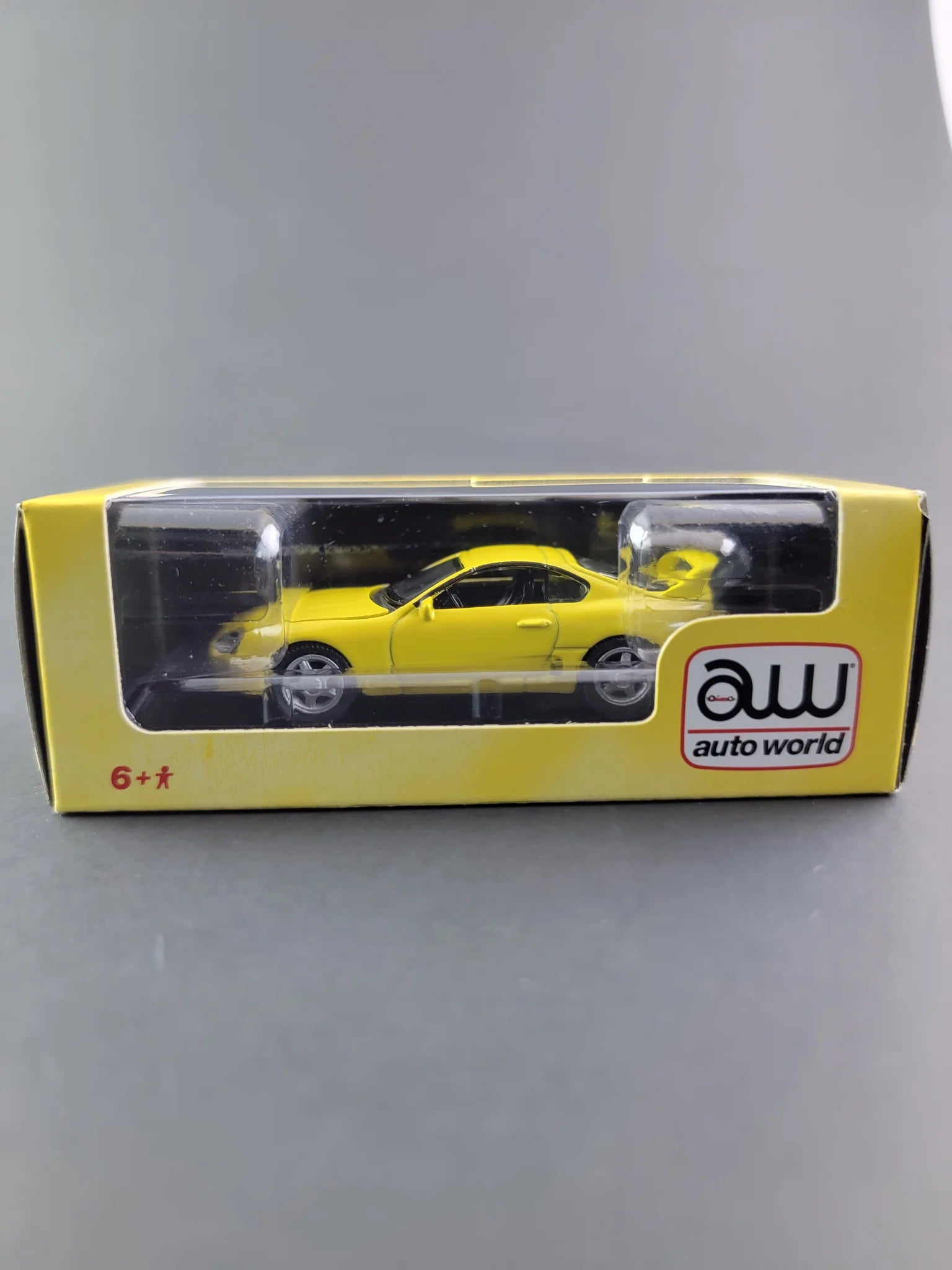 toyota supra yellow boxed